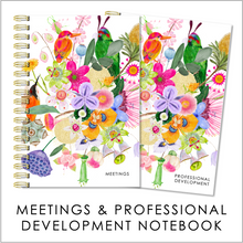 Load image into Gallery viewer, BIRDS OF PARADISE - Meetings / Professional Development Logbook