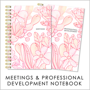 PINK CORAL  - Meetings / Professional Development Logbook