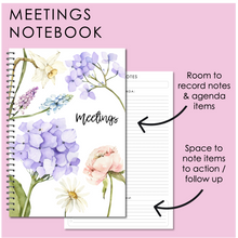 Load image into Gallery viewer, PEACHES &amp; CREAM - Meetings / Professional Development Logbook