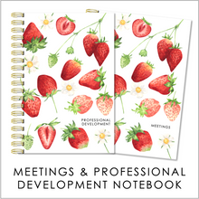 Load image into Gallery viewer, STRAWBERRY FIELDS - Meetings / Professional Development Logbook