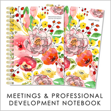 Load image into Gallery viewer, TROPICAL DREAMS - Meetings / Professional Development Logbook