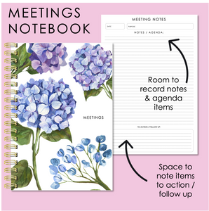 FLORAL LINES - Meetings / Professional Development Logbook