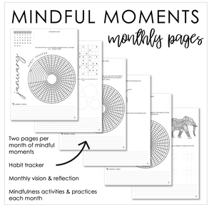 2024 Printable Planner Monthly Mindful Moments