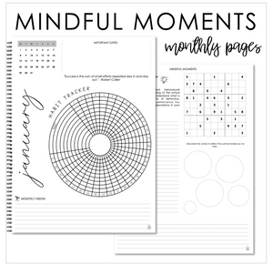 2024 Printable Planner Monthly Mindful Moments