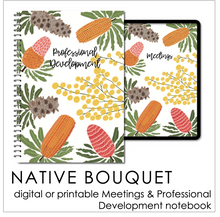 Load image into Gallery viewer, Professional Development Log &amp; Meetings Notebook PRINTABLE - DIGITAL DOWNLOAD