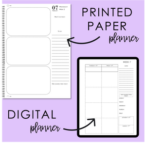 2025 Printable Teacher Planner - Weekly Format