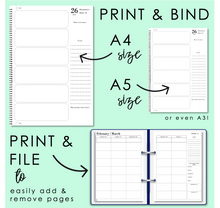 Load image into Gallery viewer, 2025 Printable Teacher Planner - Weekly Format