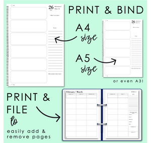 2025 Printable Teacher Planner - Weekly Format