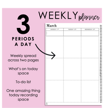 Load image into Gallery viewer, 2024 Printable Teacher Planner - Weekly Format