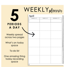 Load image into Gallery viewer, 2024 Printable Teacher Planner - Weekly Format