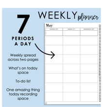 Load image into Gallery viewer, 2024 Printable Teacher Planner - Weekly Format