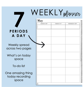 2024 Printable Teacher Planner - Weekly Format