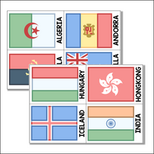 Load image into Gallery viewer, World Flag Mini Posters - PRINTABLE