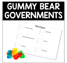 Load image into Gallery viewer, Gummy Bear Governments