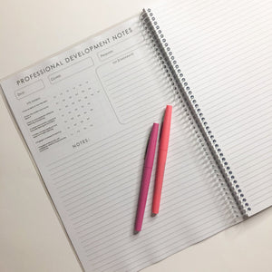 PINK CORAL  - Meetings / Professional Development Logbook