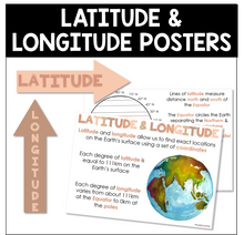 Load image into Gallery viewer, Latitude &amp; Longitude Classroom Display - DIGITAL DOWNLOAD