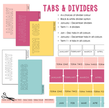 Load image into Gallery viewer, Printable Divider &amp; Tab Sets - DIGITAL DOWNLOAD