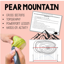 Load image into Gallery viewer, Pear Mountain - Contour &amp; Cross Section Activity