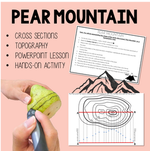 Pear Mountain - Contour & Cross Section Activity