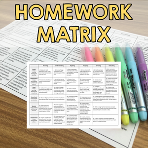 Homework Matrix