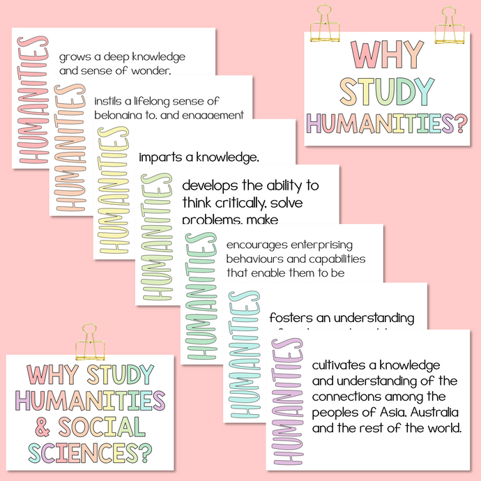 Why Study Humanities Posters